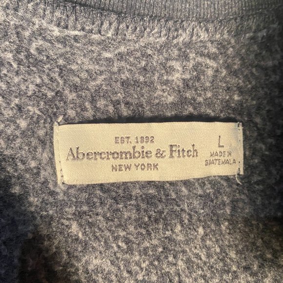 Abercrombie & Fitch Pull Over Logo Long Sleeve Casual Shirt Women Size L - Picture 4 of 7